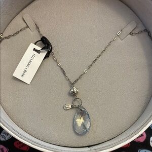 Hillberg & Berk Silver Necklace with Blue Pendant